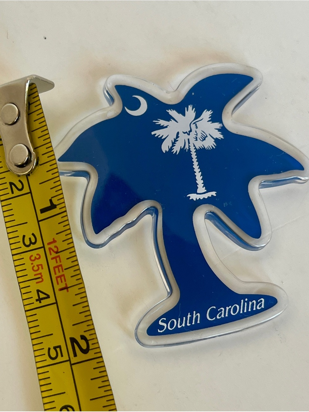 South Carolina Blue Palm Tree Accent Decor Piece